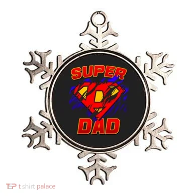 Super Dad Ripped Logo Ornament