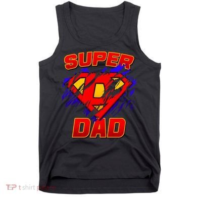 Super Dad Ripped Logo Tank Top
