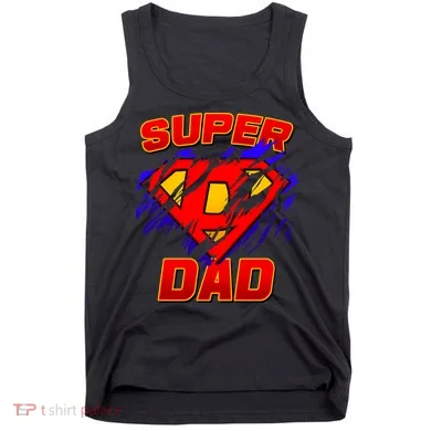 Super Dad Ripped Logo Tank Top