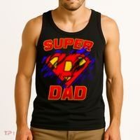 Super Dad Ripped Logo Tank Top thumb 3