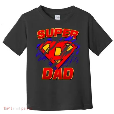 Super Dad Ripped Logo Toddler T-Shirt