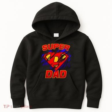 Super Dad Ripped Logo Kids Hoodie
