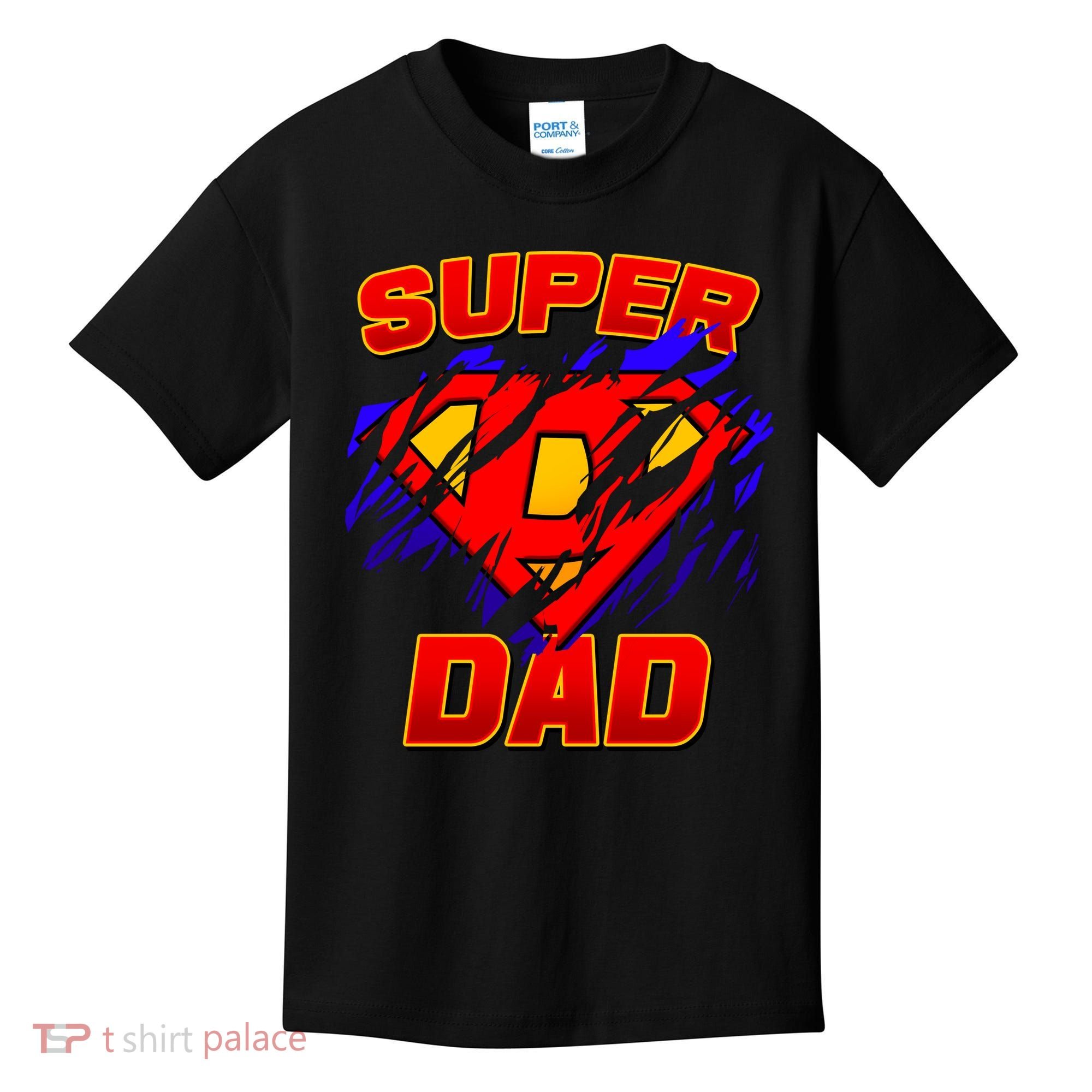 Super Dad Ripped Logo Kids T-Shirt