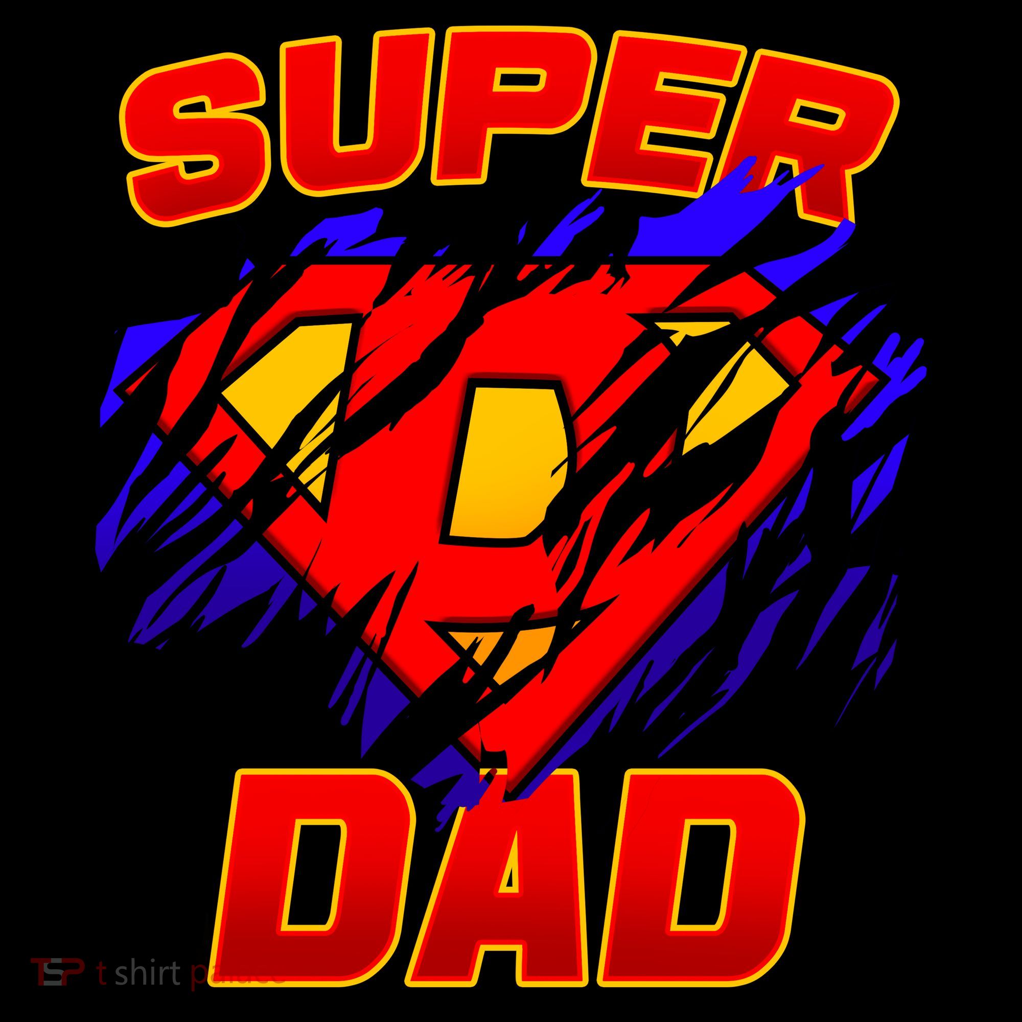 Super Dad Ripped Logo Bag