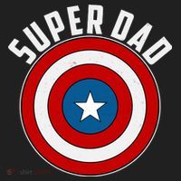 Super Dad Superhero Shield Father's Day Women's Sweatshirt thumb 2