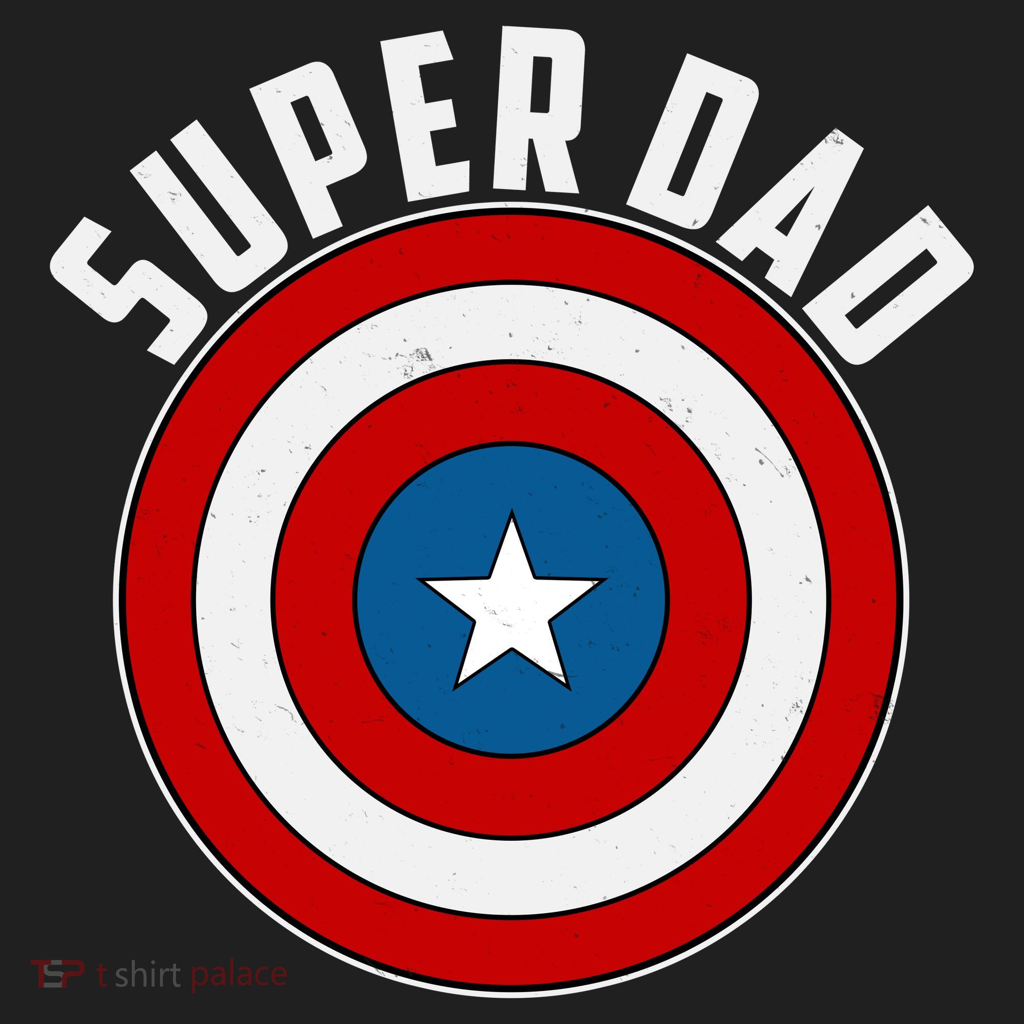 Super Dad Superhero Shield Father's Day Beanie