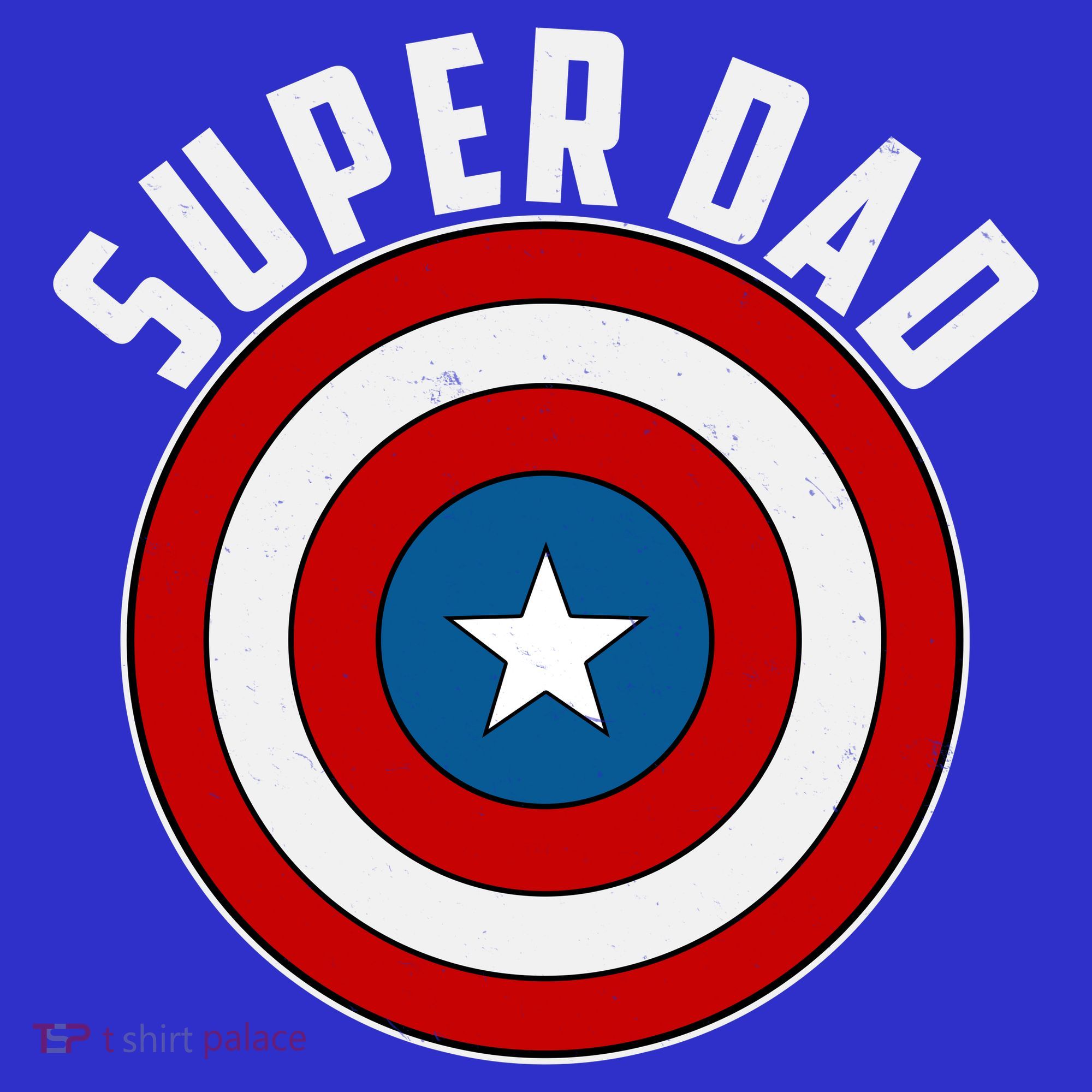 Super Dad Superhero Shield Father's Day Tumbler