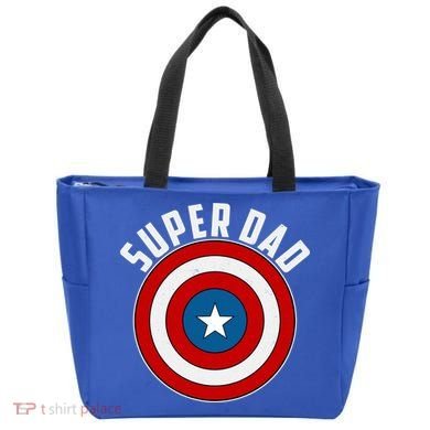 Super Dad Superhero Shield Father's Day Bag