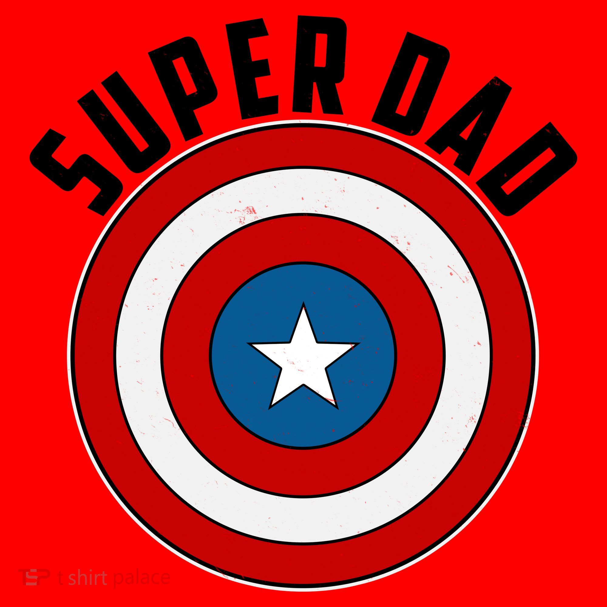 Super Dad Superhero Shield Father's Day Santa Hat