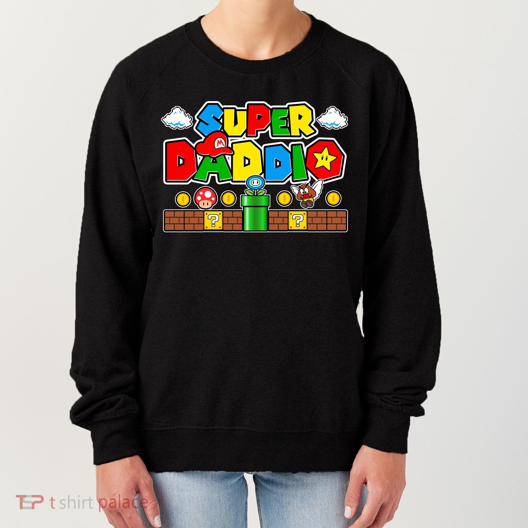 Super Daddio Dad Video Gamer Women's Sweatshirt