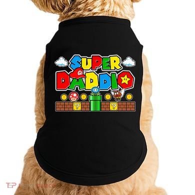 Super Daddio Dad Video Gamer Doggie Tank