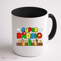 Super Daddio Dad Video Gamer Coffee Mug thumb 1