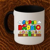 Super Daddio Dad Video Gamer Coffee Mug thumb 2