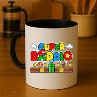 Super Daddio Dad Video Gamer Coffee Mug thumb 4