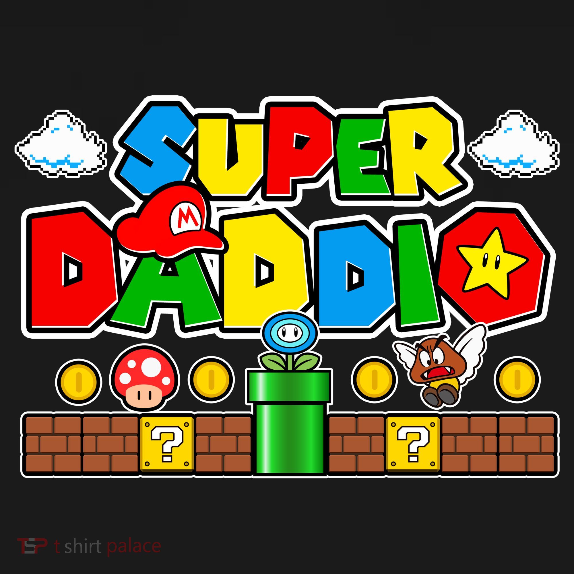 Super Daddio Dad Video Gamer Pajama Set