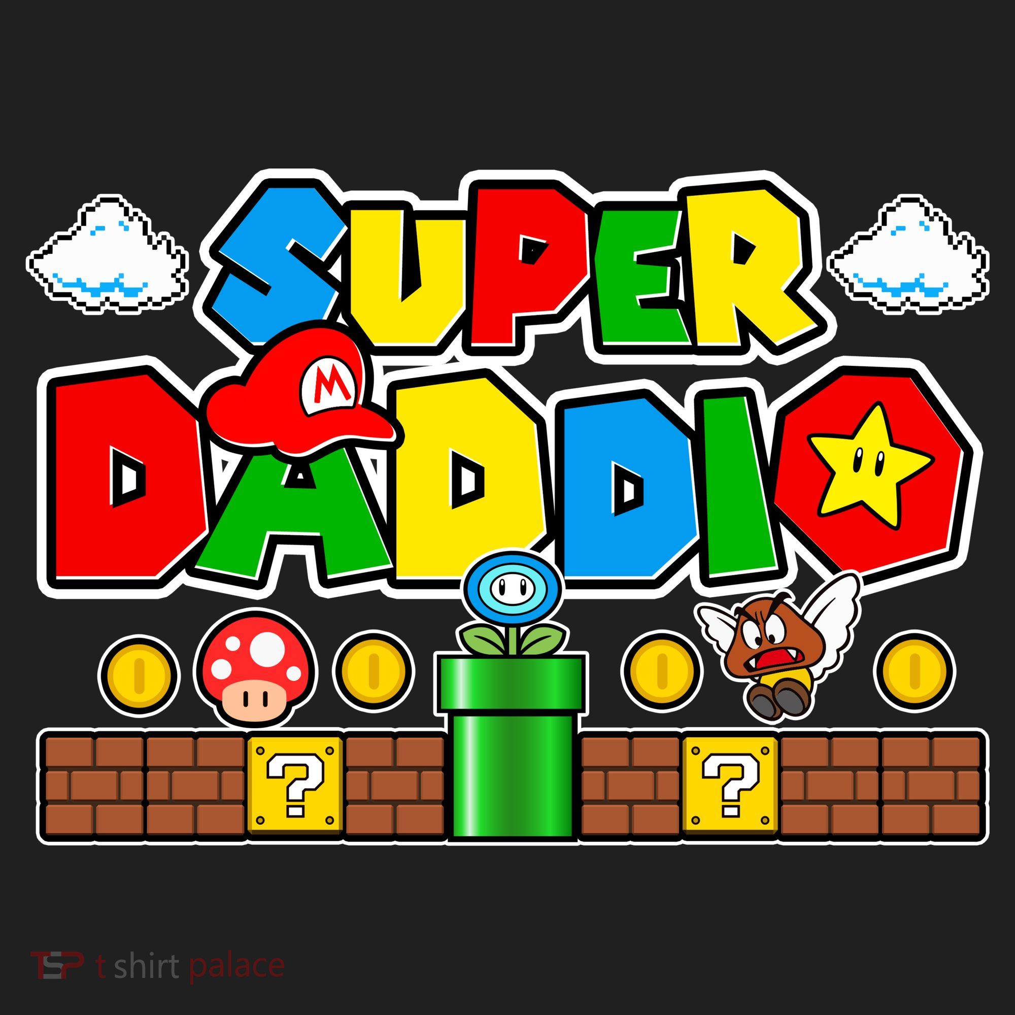 Super Daddio Dad Video Gamer Golf Towel