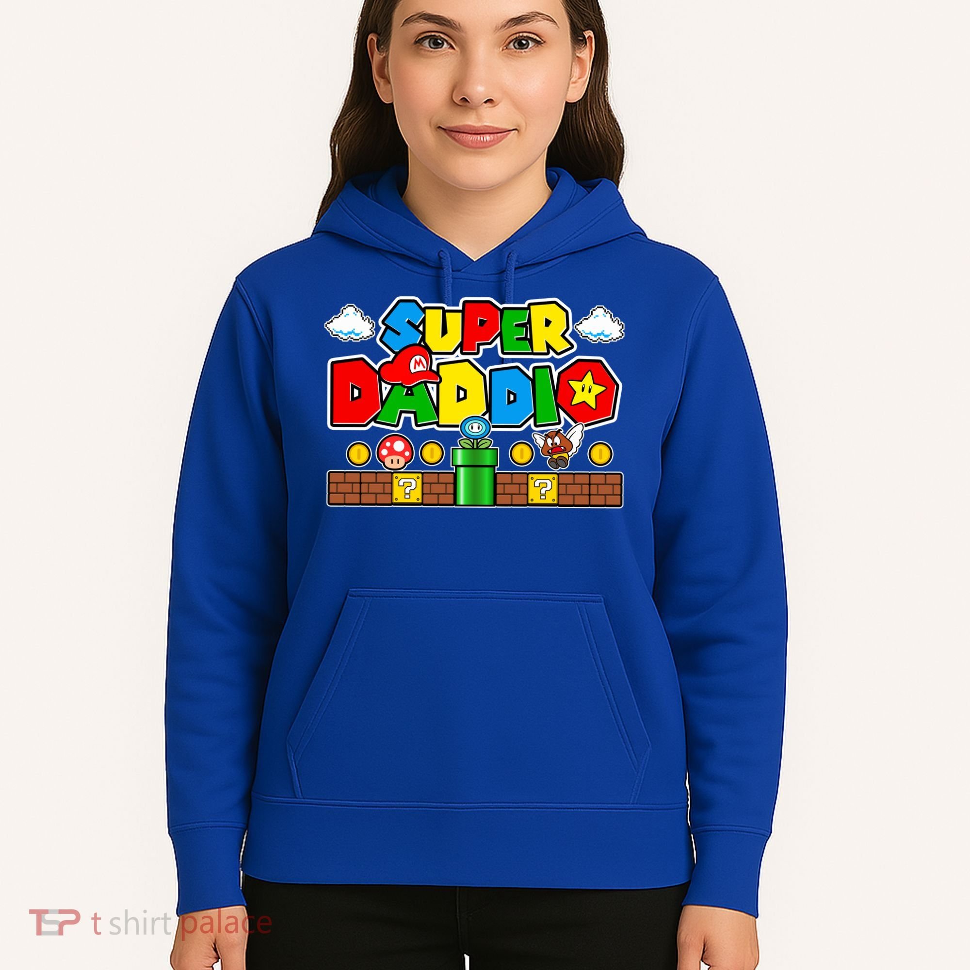 Super Daddio Dad Video Gamer Hoodie