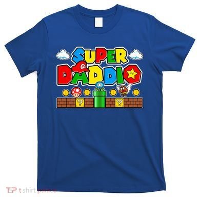 Super Daddio Dad Video Gamer T-Shirt