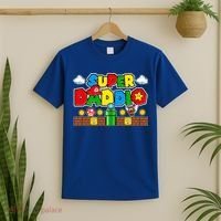 Super Daddio Dad Video Gamer T-Shirt thumb 2
