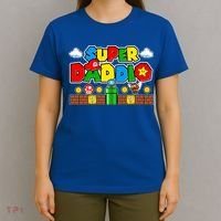 Super Daddio Dad Video Gamer T-Shirt thumb 4