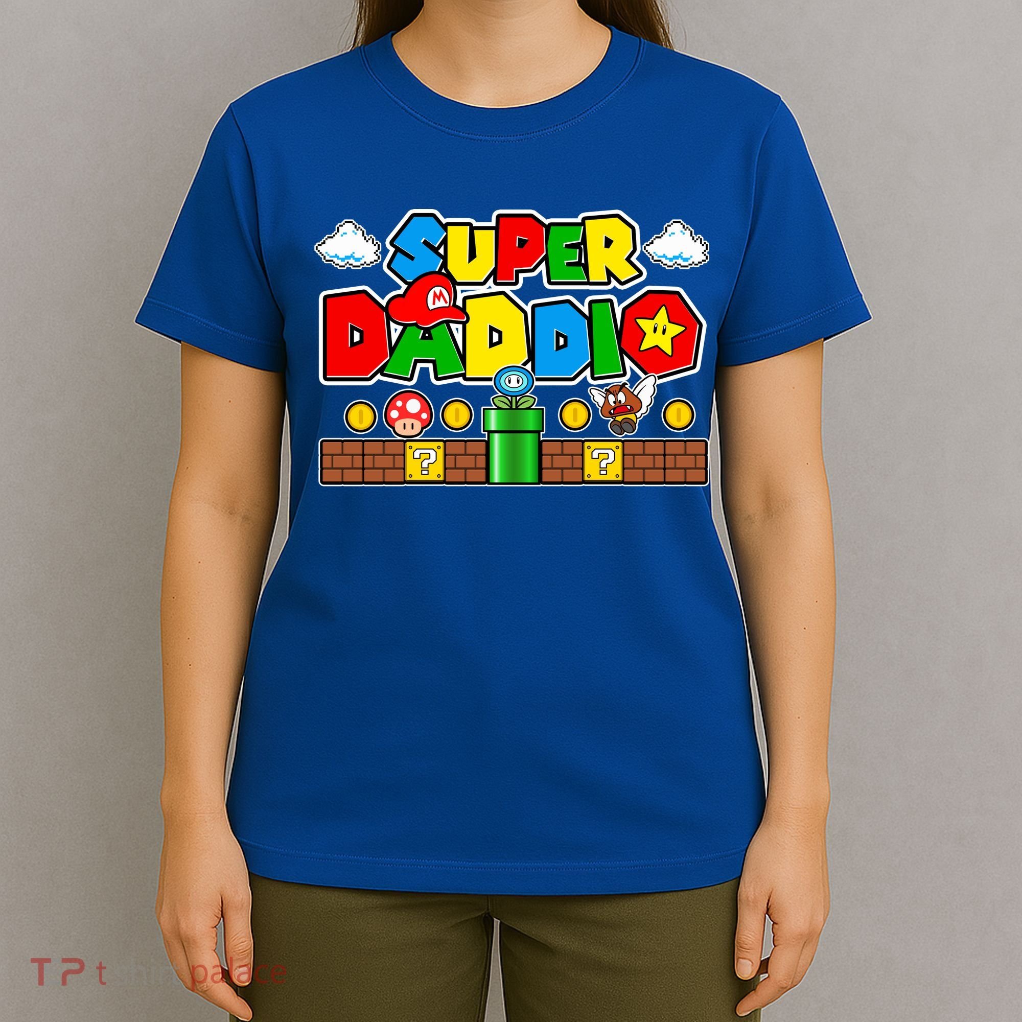 Super Daddio Dad Video Gamer T-Shirt