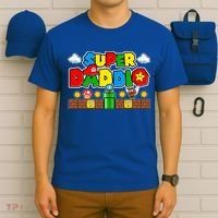 Super Daddio Dad Video Gamer T-Shirt thumb 6