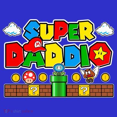 Super Daddio Dad Video Gamer Button