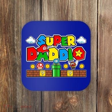 Super Daddio Dad Video Gamer Coaster