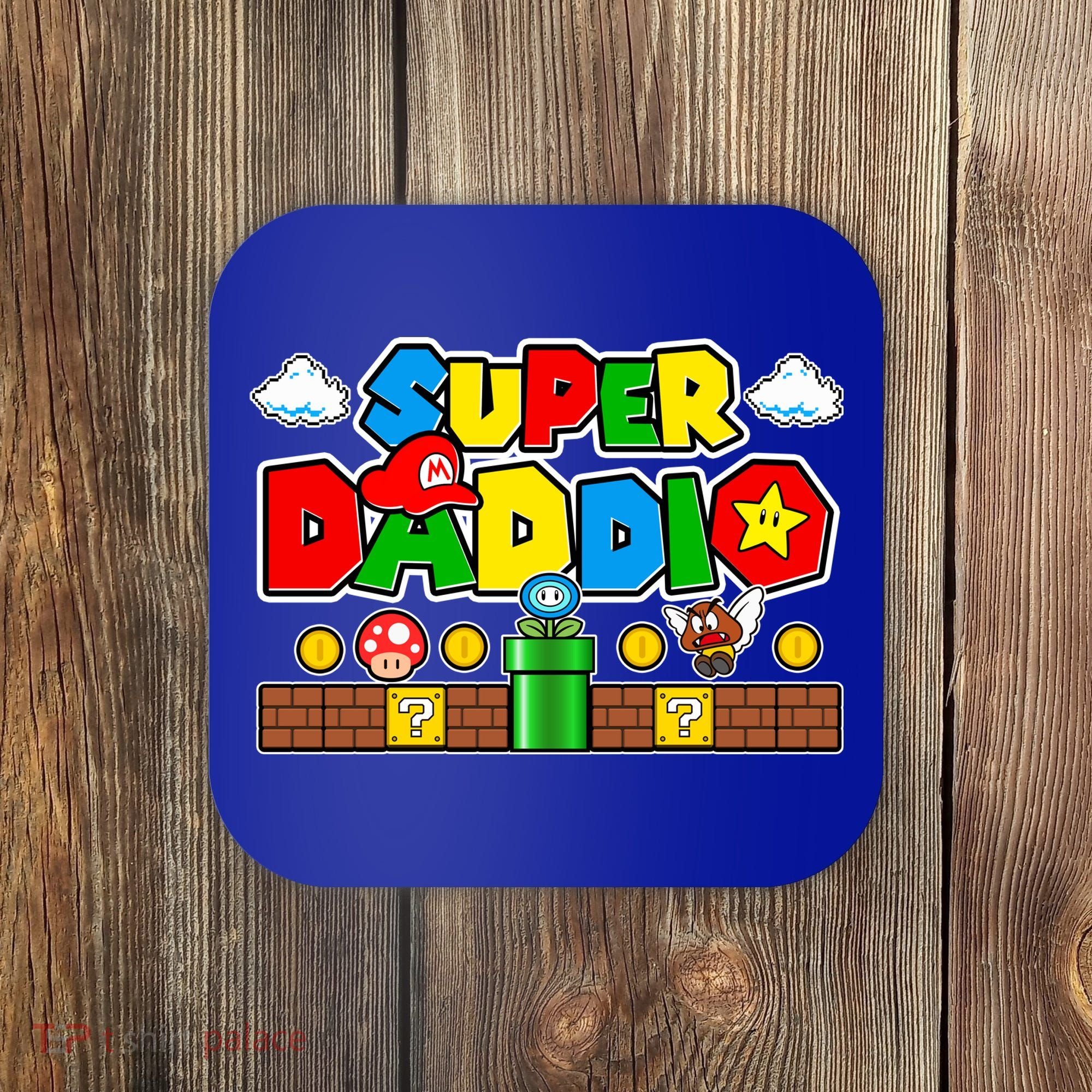 Super Daddio Dad Video Gamer Coaster