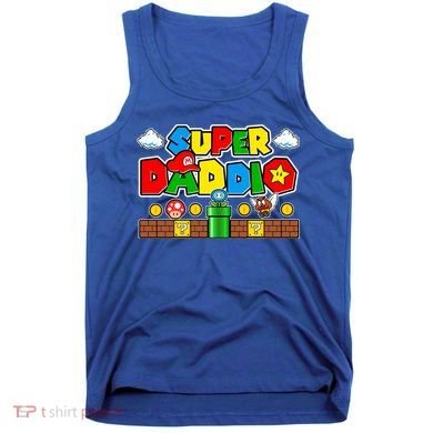 Super Daddio Dad Video Gamer Tank Top