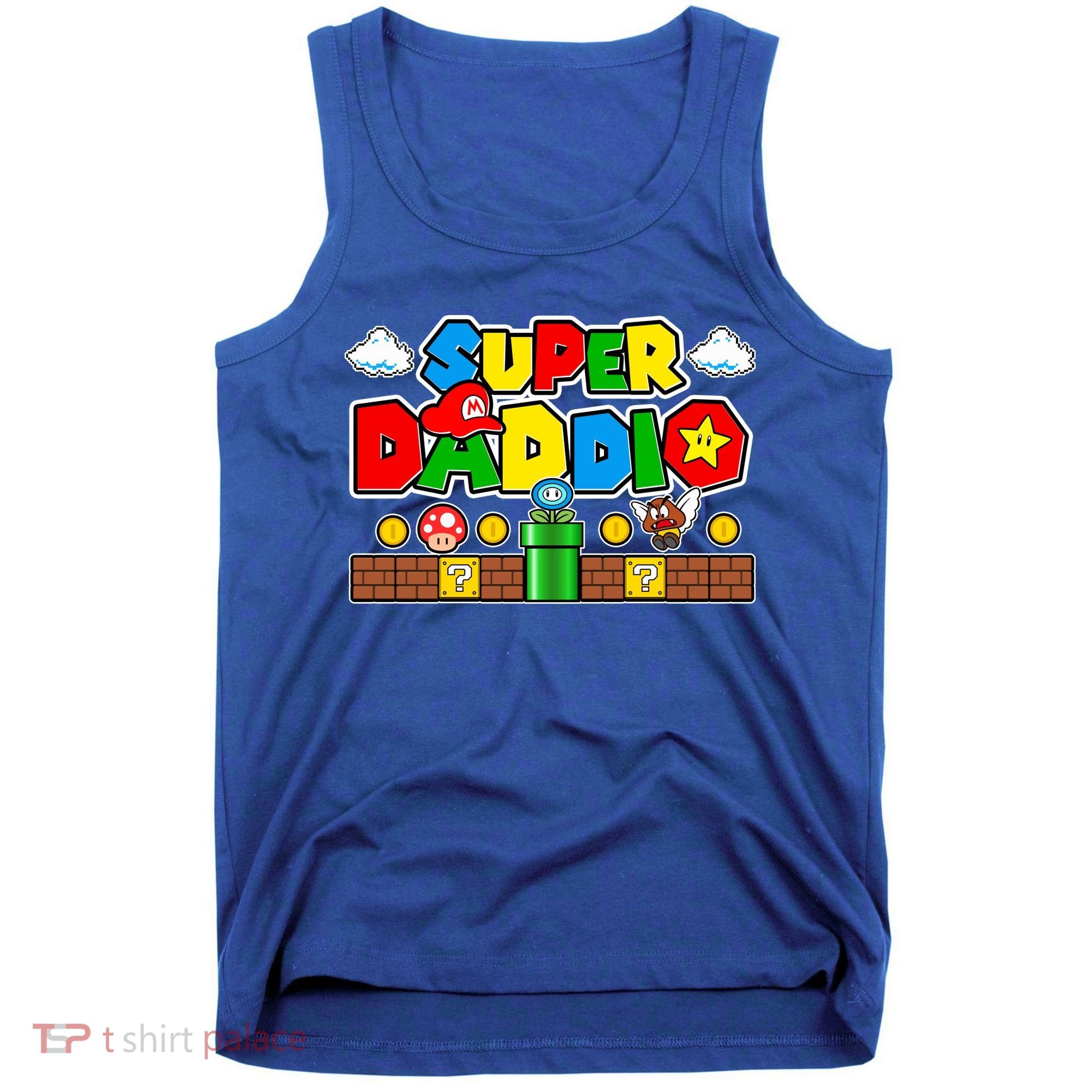 Super Daddio Dad Video Gamer Tank Top