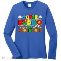 Super Daddio Dad Video Gamer Women's Long Sleeve Shirt thumb 0