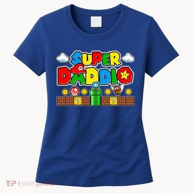 Super Daddio Dad Video Gamer Women's T-Shirt