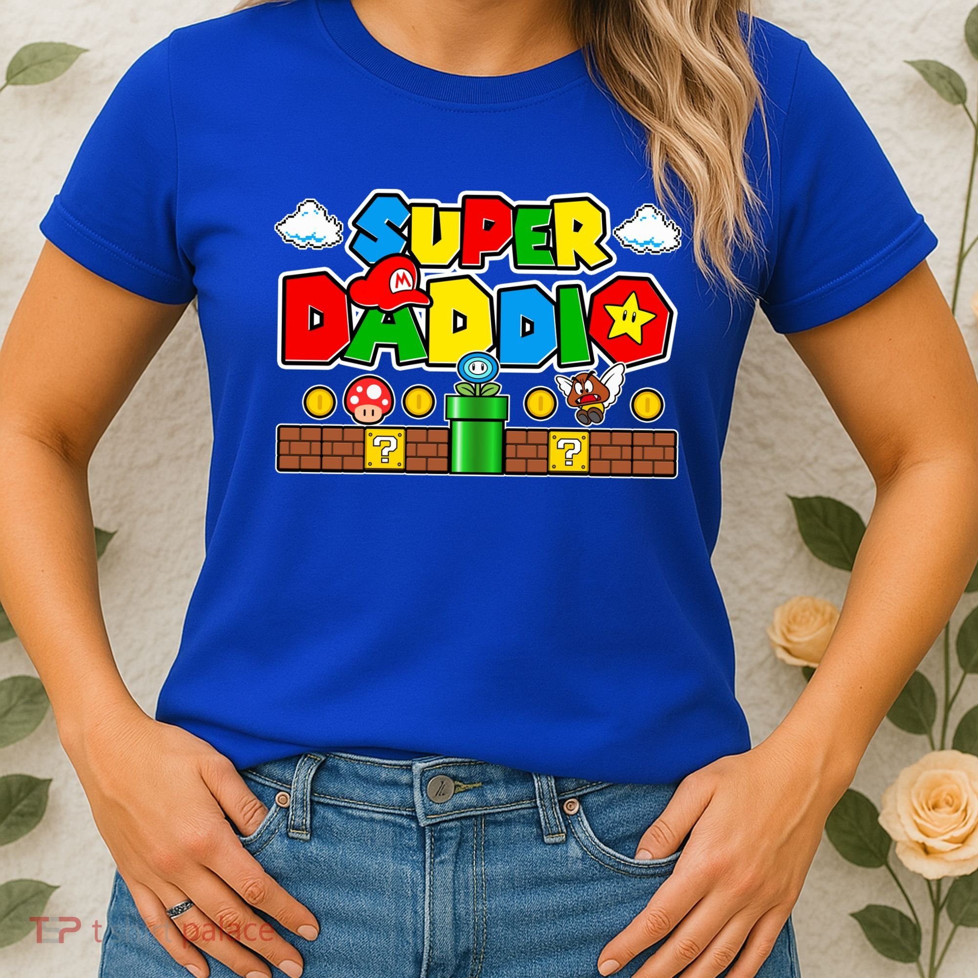 Super Daddio Dad Video Gamer Women's T-Shirt