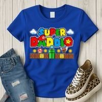 Super Daddio Dad Video Gamer Women's T-Shirt thumb 3