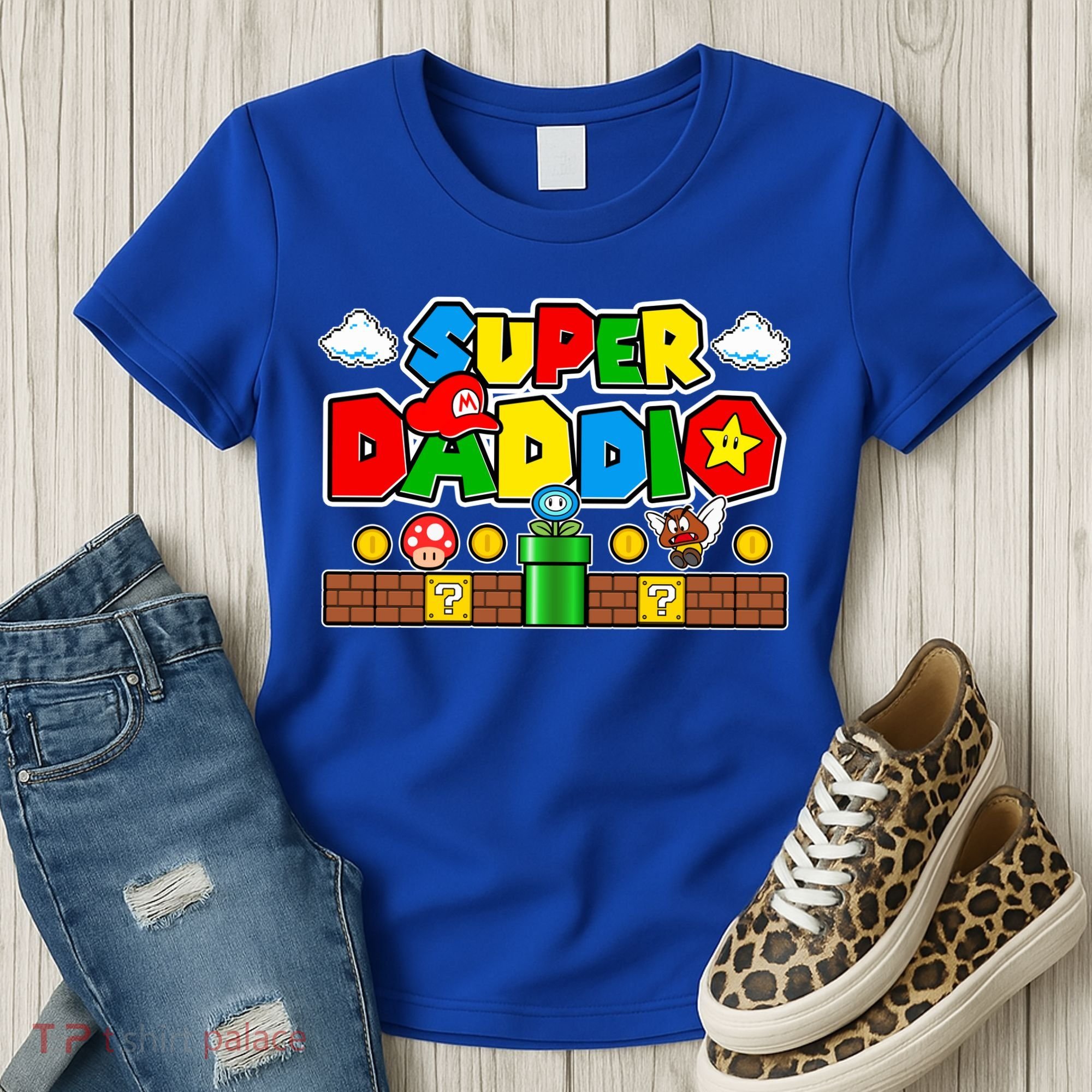Super Daddio Dad Video Gamer Women's T-Shirt