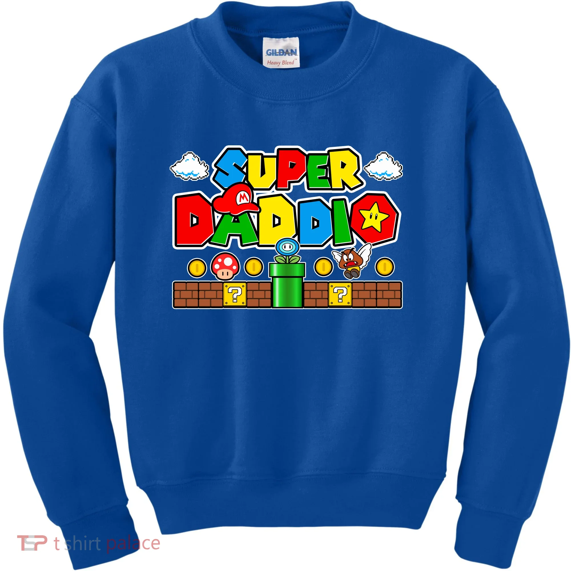 Super Daddio Dad Video Gamer Kids Sweatshirt