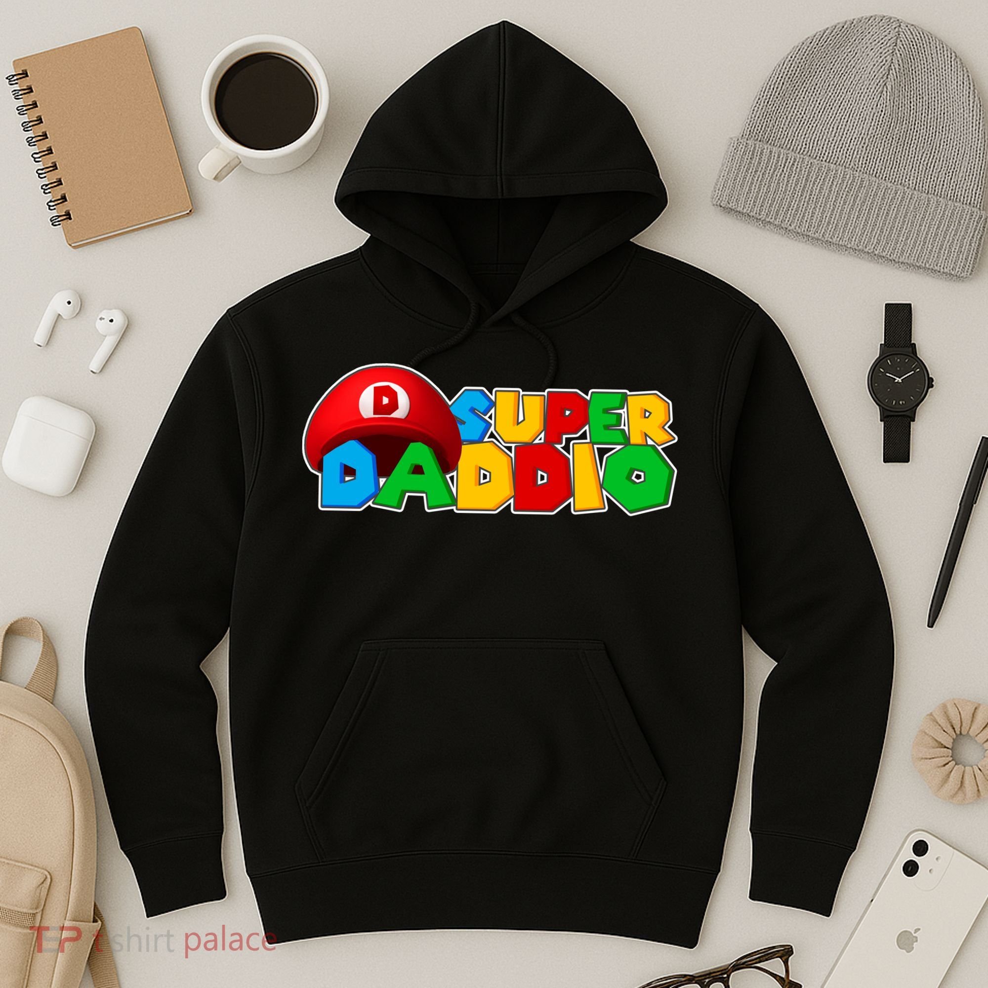 Super Daddio Gamer Dad Hoodie