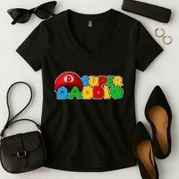Super Daddio Gamer Dad Women's V-Neck T-Shirt thumb 2