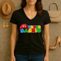 Super Daddio Gamer Dad Women's V-Neck T-Shirt thumb 3