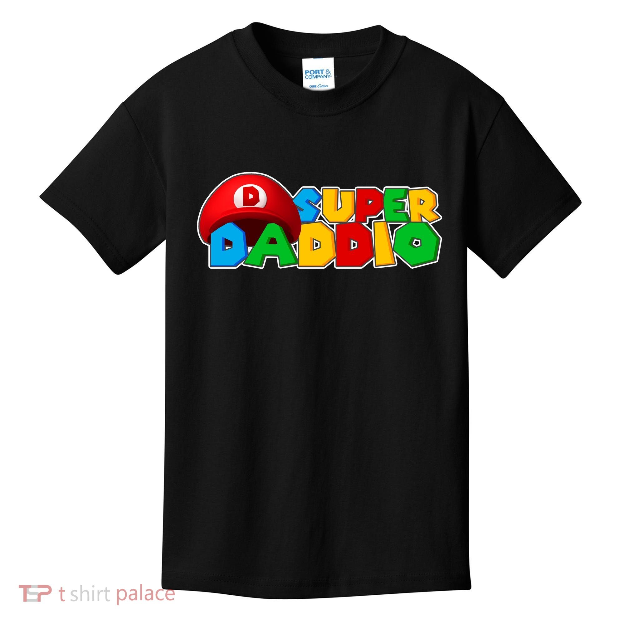 Super Daddio Gamer Dad Kids T-Shirt