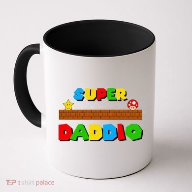 Super Daddio Retro Video Game Coffee Mug