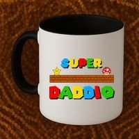 Super Daddio Retro Video Game Coffee Mug thumb 2