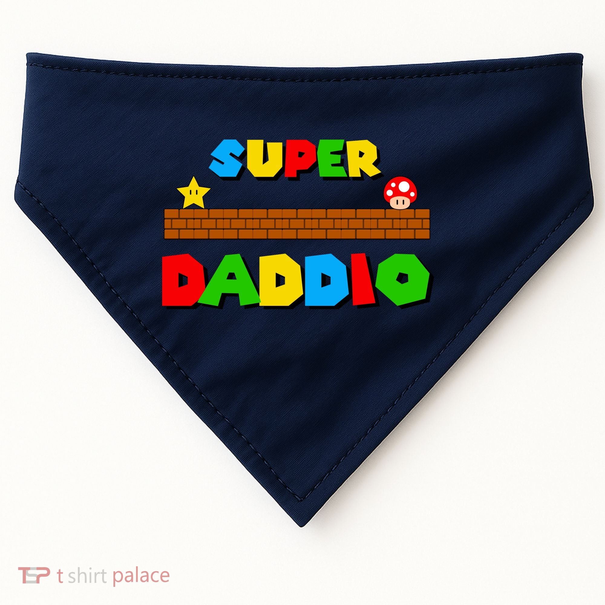 Super Daddio Retro Video Game USA-Made Doggie Bandana