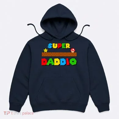 Super Daddio Retro Video Game Hoodie
