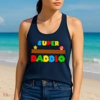 Super Daddio Retro Video Game Women's Tank Top thumb 2