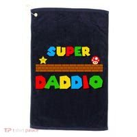Super Daddio Retro Video Game Golf Towel thumb 0