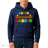 Super Daddio Retro Video Game Kids Hoodie thumb 4