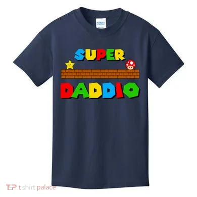 Super Daddio Retro Video Game Kids T-Shirt