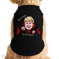 Super Donald Trump To The Rescue Doggie Tank thumb 0